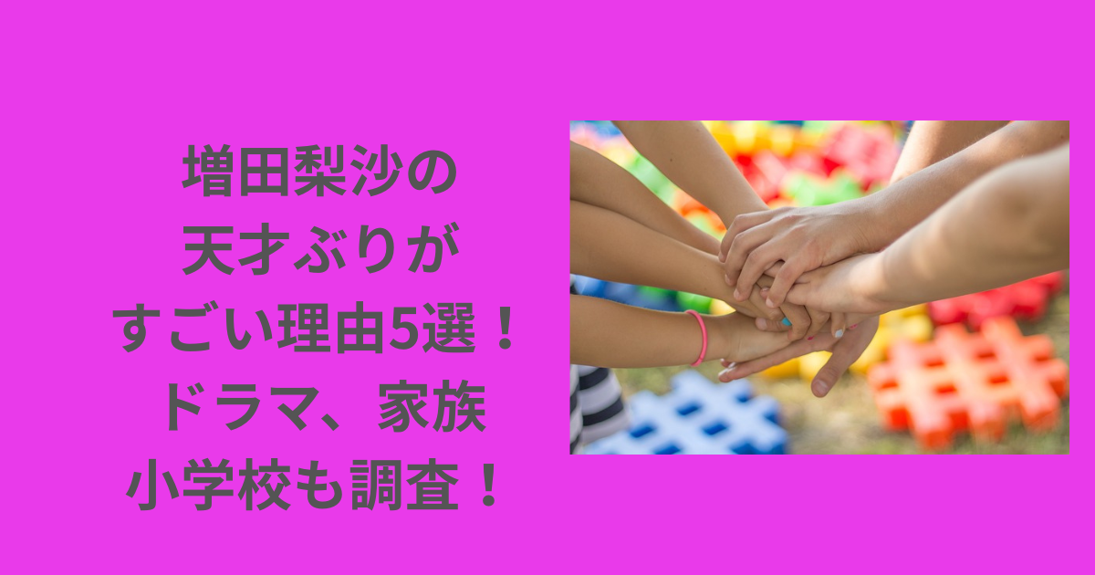 増田梨沙 天才